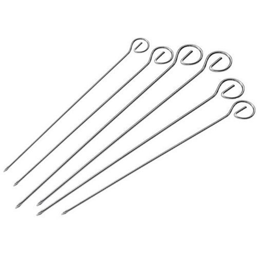 SET 6 PINCHOS BROCHETAS FACKELMANN ACERO INOX 35CM